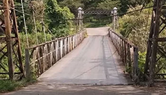 Pésimas Condiciones Del Puente Colgante De El Torbes