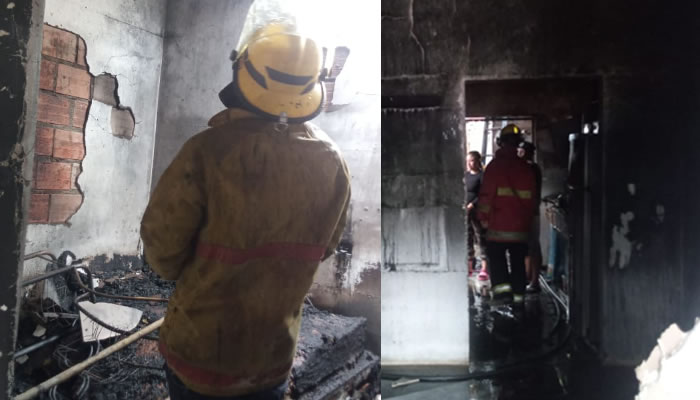 Cuerpo de Bomberos en San Antonio del Táchira Controla Incendio